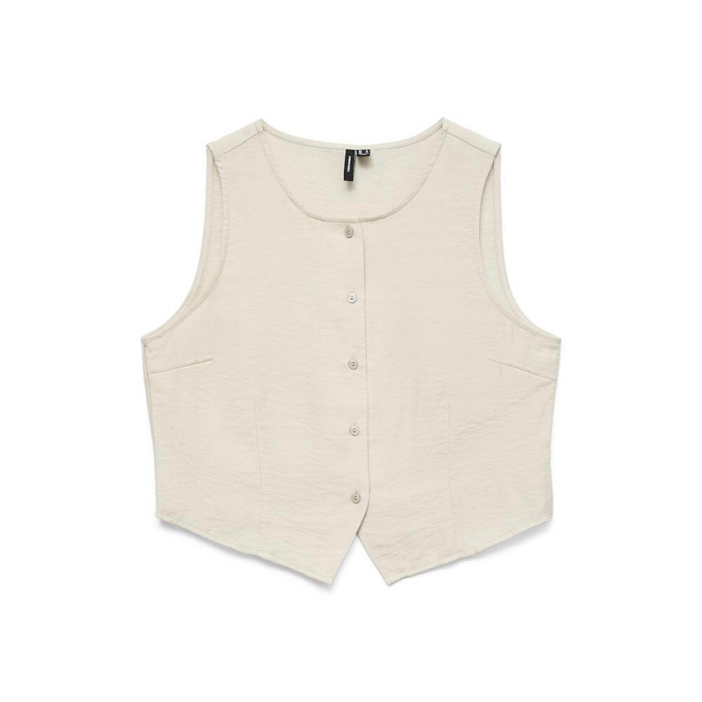 Vero Moda Athena O Neck Waistcoat